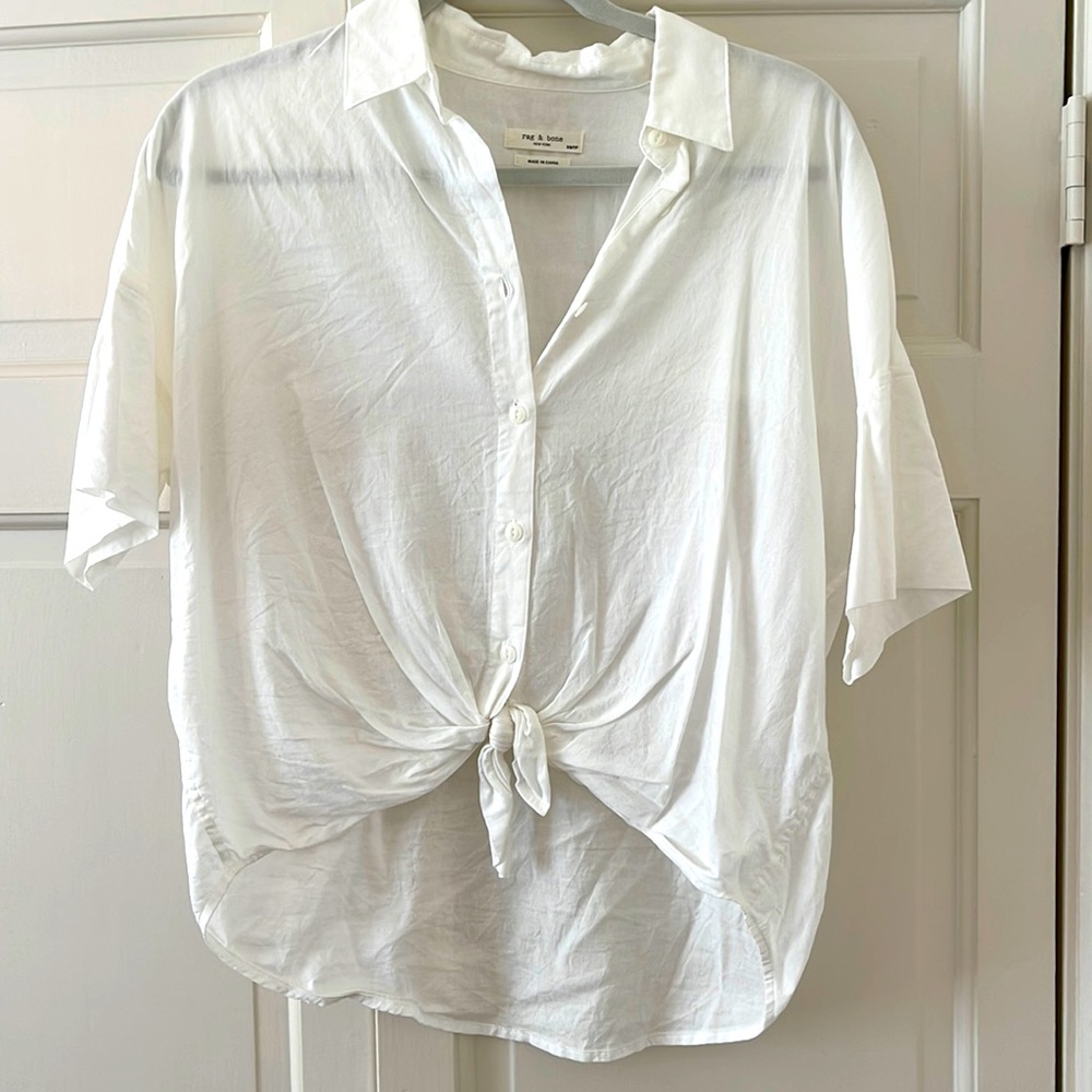 Rag and Bone Short Sleeve Blouse